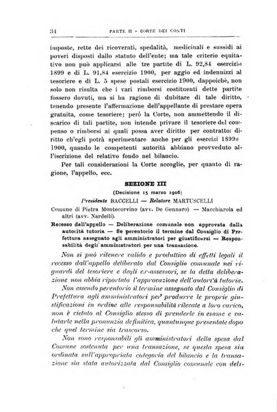 La giustizia amministrativa raccolta di decisioni e pareri del Consiglio di Stato, decisioni della Corte dei conti, sentenze della Cassazione di Roma, e decisioni delle Giunte provinciali amministrative