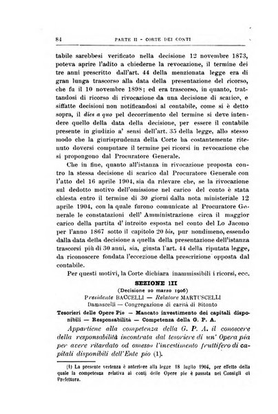 La giustizia amministrativa raccolta di decisioni e pareri del Consiglio di Stato, decisioni della Corte dei conti, sentenze della Cassazione di Roma, e decisioni delle Giunte provinciali amministrative