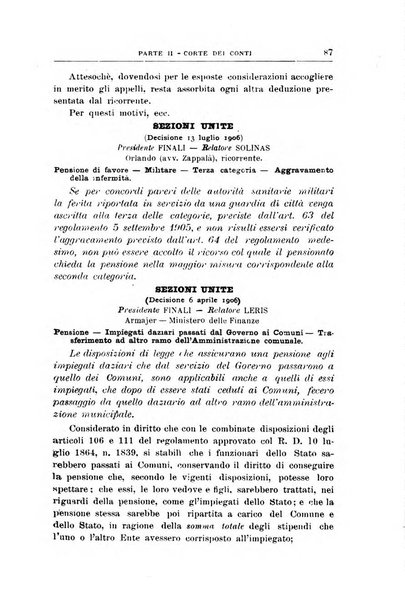 La giustizia amministrativa raccolta di decisioni e pareri del Consiglio di Stato, decisioni della Corte dei conti, sentenze della Cassazione di Roma, e decisioni delle Giunte provinciali amministrative