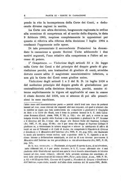 La giustizia amministrativa raccolta di decisioni e pareri del Consiglio di Stato, decisioni della Corte dei conti, sentenze della Cassazione di Roma, e decisioni delle Giunte provinciali amministrative