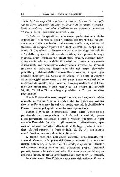 La giustizia amministrativa raccolta di decisioni e pareri del Consiglio di Stato, decisioni della Corte dei conti, sentenze della Cassazione di Roma, e decisioni delle Giunte provinciali amministrative