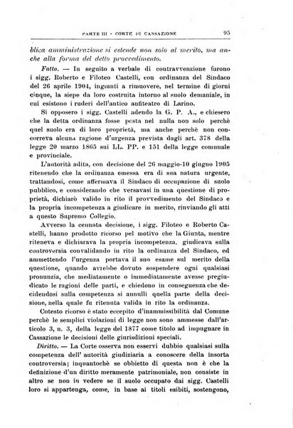 La giustizia amministrativa raccolta di decisioni e pareri del Consiglio di Stato, decisioni della Corte dei conti, sentenze della Cassazione di Roma, e decisioni delle Giunte provinciali amministrative