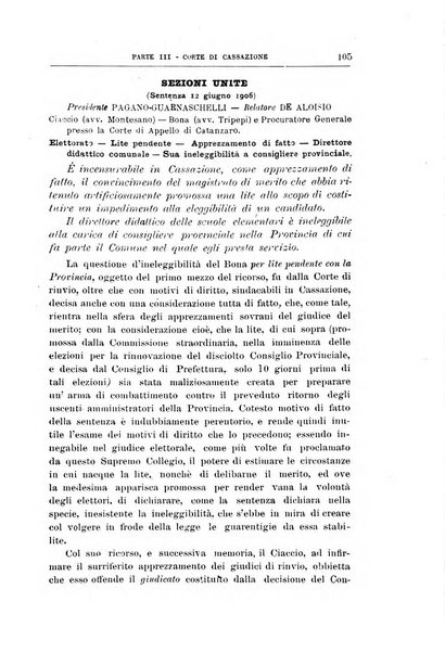 La giustizia amministrativa raccolta di decisioni e pareri del Consiglio di Stato, decisioni della Corte dei conti, sentenze della Cassazione di Roma, e decisioni delle Giunte provinciali amministrative