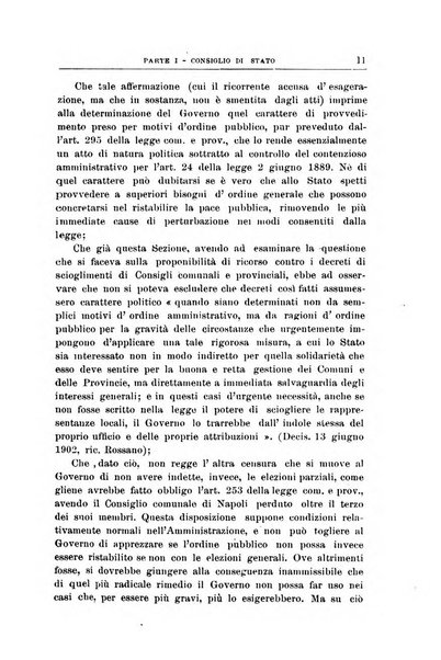 La giustizia amministrativa raccolta di decisioni e pareri del Consiglio di Stato, decisioni della Corte dei conti, sentenze della Cassazione di Roma, e decisioni delle Giunte provinciali amministrative