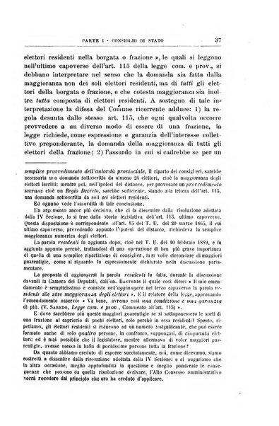 La giustizia amministrativa raccolta di decisioni e pareri del Consiglio di Stato, decisioni della Corte dei conti, sentenze della Cassazione di Roma, e decisioni delle Giunte provinciali amministrative