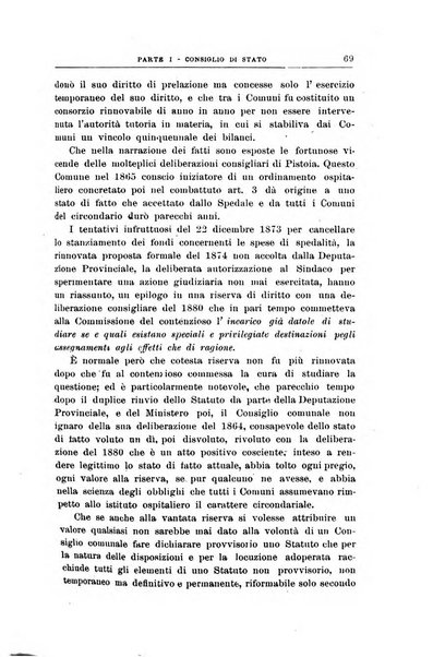 La giustizia amministrativa raccolta di decisioni e pareri del Consiglio di Stato, decisioni della Corte dei conti, sentenze della Cassazione di Roma, e decisioni delle Giunte provinciali amministrative