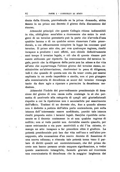 La giustizia amministrativa raccolta di decisioni e pareri del Consiglio di Stato, decisioni della Corte dei conti, sentenze della Cassazione di Roma, e decisioni delle Giunte provinciali amministrative