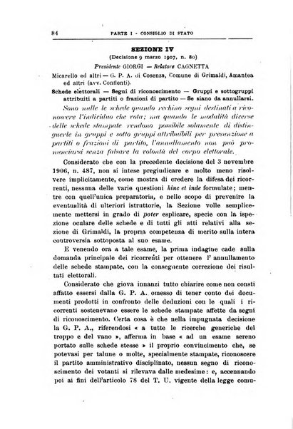 La giustizia amministrativa raccolta di decisioni e pareri del Consiglio di Stato, decisioni della Corte dei conti, sentenze della Cassazione di Roma, e decisioni delle Giunte provinciali amministrative