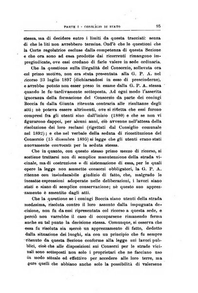 La giustizia amministrativa raccolta di decisioni e pareri del Consiglio di Stato, decisioni della Corte dei conti, sentenze della Cassazione di Roma, e decisioni delle Giunte provinciali amministrative