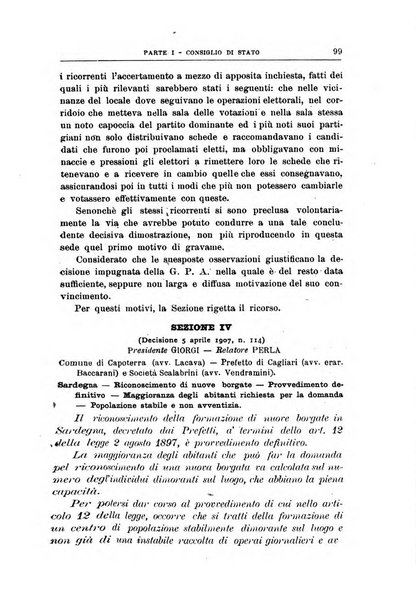 La giustizia amministrativa raccolta di decisioni e pareri del Consiglio di Stato, decisioni della Corte dei conti, sentenze della Cassazione di Roma, e decisioni delle Giunte provinciali amministrative