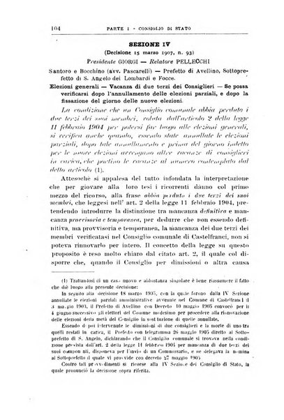 La giustizia amministrativa raccolta di decisioni e pareri del Consiglio di Stato, decisioni della Corte dei conti, sentenze della Cassazione di Roma, e decisioni delle Giunte provinciali amministrative