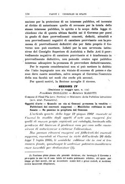 La giustizia amministrativa raccolta di decisioni e pareri del Consiglio di Stato, decisioni della Corte dei conti, sentenze della Cassazione di Roma, e decisioni delle Giunte provinciali amministrative