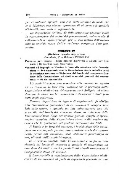 La giustizia amministrativa raccolta di decisioni e pareri del Consiglio di Stato, decisioni della Corte dei conti, sentenze della Cassazione di Roma, e decisioni delle Giunte provinciali amministrative