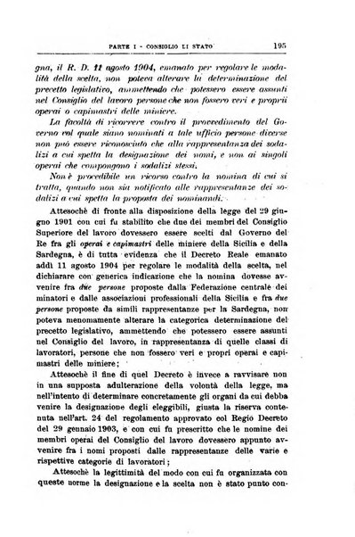 La giustizia amministrativa raccolta di decisioni e pareri del Consiglio di Stato, decisioni della Corte dei conti, sentenze della Cassazione di Roma, e decisioni delle Giunte provinciali amministrative