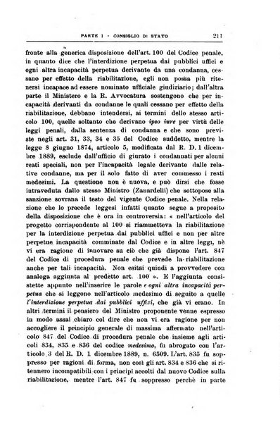 La giustizia amministrativa raccolta di decisioni e pareri del Consiglio di Stato, decisioni della Corte dei conti, sentenze della Cassazione di Roma, e decisioni delle Giunte provinciali amministrative