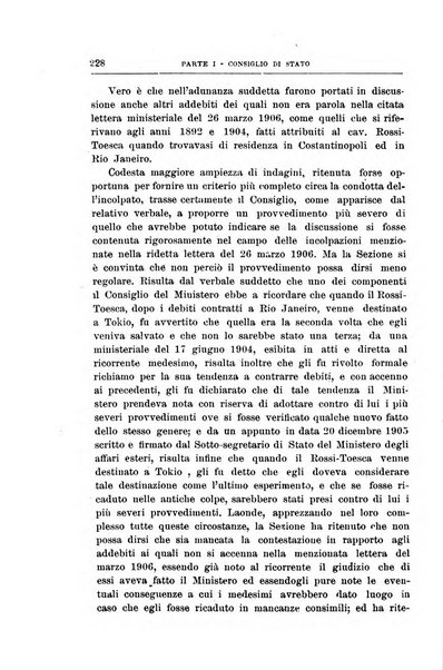 La giustizia amministrativa raccolta di decisioni e pareri del Consiglio di Stato, decisioni della Corte dei conti, sentenze della Cassazione di Roma, e decisioni delle Giunte provinciali amministrative