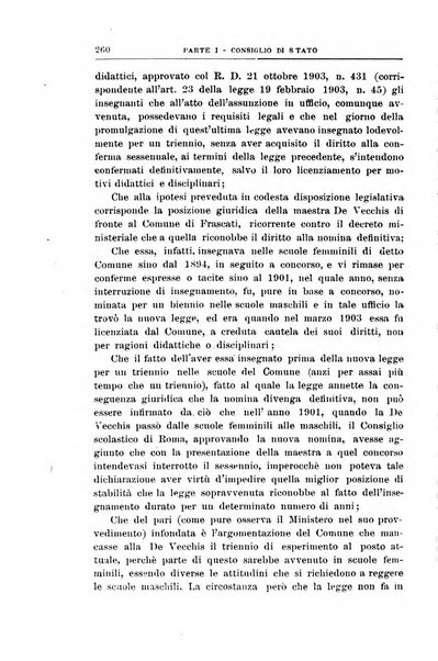 La giustizia amministrativa raccolta di decisioni e pareri del Consiglio di Stato, decisioni della Corte dei conti, sentenze della Cassazione di Roma, e decisioni delle Giunte provinciali amministrative