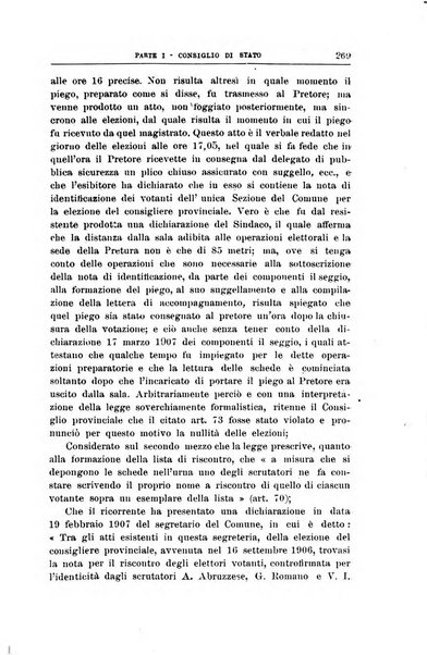 La giustizia amministrativa raccolta di decisioni e pareri del Consiglio di Stato, decisioni della Corte dei conti, sentenze della Cassazione di Roma, e decisioni delle Giunte provinciali amministrative