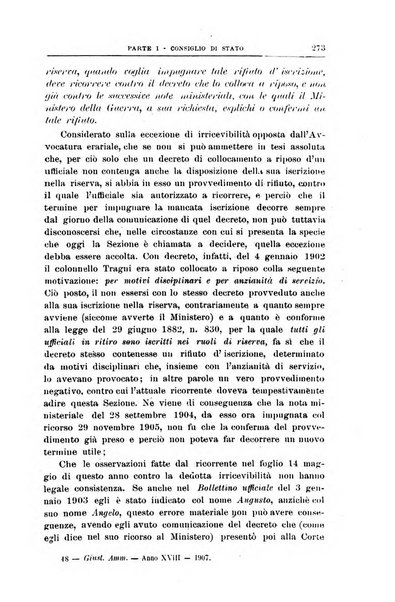 La giustizia amministrativa raccolta di decisioni e pareri del Consiglio di Stato, decisioni della Corte dei conti, sentenze della Cassazione di Roma, e decisioni delle Giunte provinciali amministrative