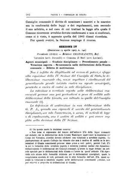 La giustizia amministrativa raccolta di decisioni e pareri del Consiglio di Stato, decisioni della Corte dei conti, sentenze della Cassazione di Roma, e decisioni delle Giunte provinciali amministrative