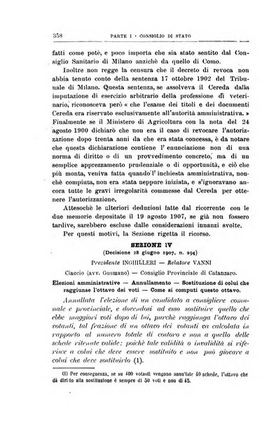 La giustizia amministrativa raccolta di decisioni e pareri del Consiglio di Stato, decisioni della Corte dei conti, sentenze della Cassazione di Roma, e decisioni delle Giunte provinciali amministrative