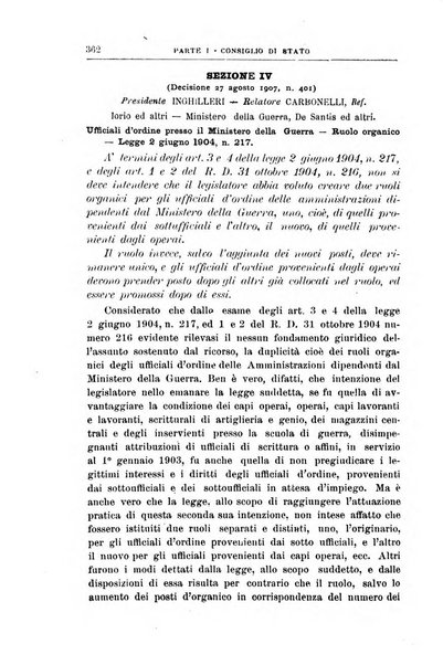 La giustizia amministrativa raccolta di decisioni e pareri del Consiglio di Stato, decisioni della Corte dei conti, sentenze della Cassazione di Roma, e decisioni delle Giunte provinciali amministrative