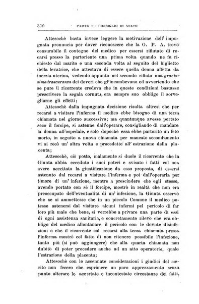 La giustizia amministrativa raccolta di decisioni e pareri del Consiglio di Stato, decisioni della Corte dei conti, sentenze della Cassazione di Roma, e decisioni delle Giunte provinciali amministrative