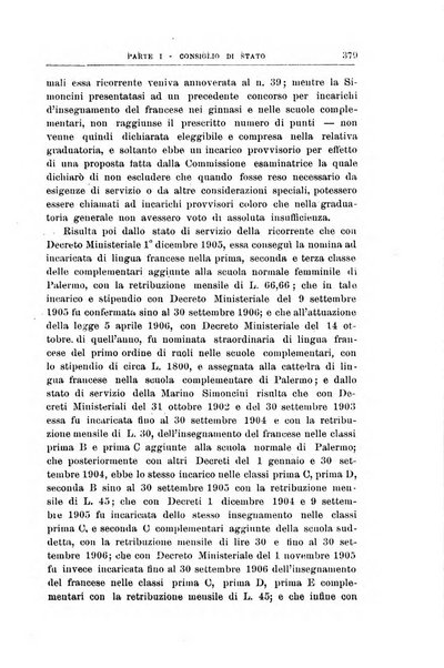 La giustizia amministrativa raccolta di decisioni e pareri del Consiglio di Stato, decisioni della Corte dei conti, sentenze della Cassazione di Roma, e decisioni delle Giunte provinciali amministrative