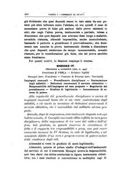 La giustizia amministrativa raccolta di decisioni e pareri del Consiglio di Stato, decisioni della Corte dei conti, sentenze della Cassazione di Roma, e decisioni delle Giunte provinciali amministrative