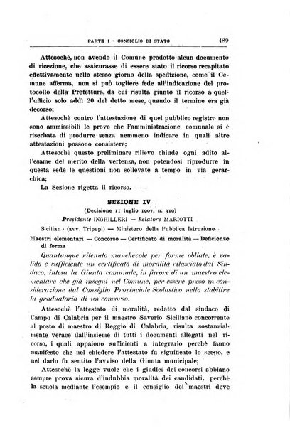 La giustizia amministrativa raccolta di decisioni e pareri del Consiglio di Stato, decisioni della Corte dei conti, sentenze della Cassazione di Roma, e decisioni delle Giunte provinciali amministrative