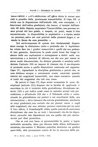 La giustizia amministrativa raccolta di decisioni e pareri del Consiglio di Stato, decisioni della Corte dei conti, sentenze della Cassazione di Roma, e decisioni delle Giunte provinciali amministrative