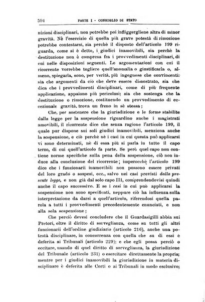 La giustizia amministrativa raccolta di decisioni e pareri del Consiglio di Stato, decisioni della Corte dei conti, sentenze della Cassazione di Roma, e decisioni delle Giunte provinciali amministrative