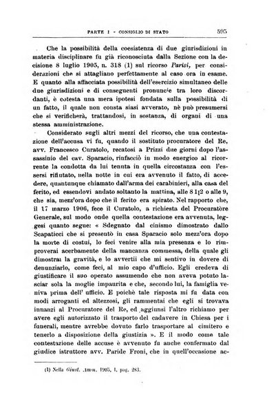 La giustizia amministrativa raccolta di decisioni e pareri del Consiglio di Stato, decisioni della Corte dei conti, sentenze della Cassazione di Roma, e decisioni delle Giunte provinciali amministrative