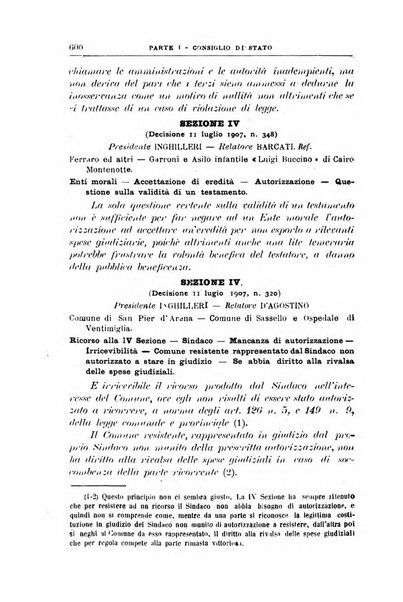 La giustizia amministrativa raccolta di decisioni e pareri del Consiglio di Stato, decisioni della Corte dei conti, sentenze della Cassazione di Roma, e decisioni delle Giunte provinciali amministrative