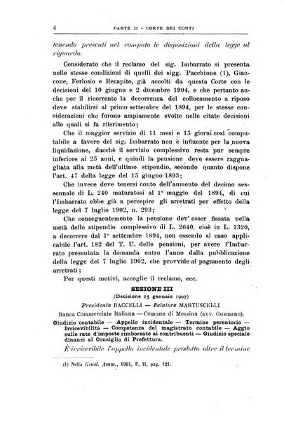 La giustizia amministrativa raccolta di decisioni e pareri del Consiglio di Stato, decisioni della Corte dei conti, sentenze della Cassazione di Roma, e decisioni delle Giunte provinciali amministrative