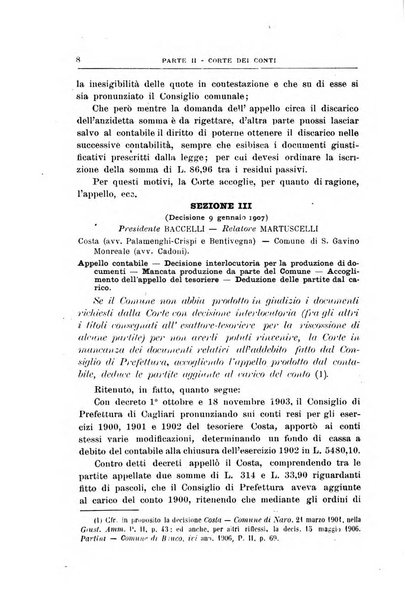 La giustizia amministrativa raccolta di decisioni e pareri del Consiglio di Stato, decisioni della Corte dei conti, sentenze della Cassazione di Roma, e decisioni delle Giunte provinciali amministrative