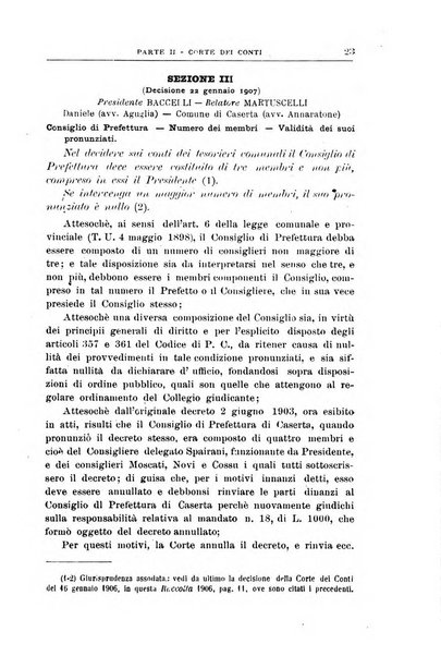 La giustizia amministrativa raccolta di decisioni e pareri del Consiglio di Stato, decisioni della Corte dei conti, sentenze della Cassazione di Roma, e decisioni delle Giunte provinciali amministrative