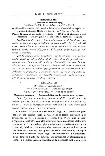 La giustizia amministrativa raccolta di decisioni e pareri del Consiglio di Stato, decisioni della Corte dei conti, sentenze della Cassazione di Roma, e decisioni delle Giunte provinciali amministrative