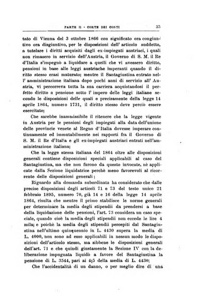 La giustizia amministrativa raccolta di decisioni e pareri del Consiglio di Stato, decisioni della Corte dei conti, sentenze della Cassazione di Roma, e decisioni delle Giunte provinciali amministrative