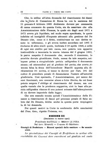 La giustizia amministrativa raccolta di decisioni e pareri del Consiglio di Stato, decisioni della Corte dei conti, sentenze della Cassazione di Roma, e decisioni delle Giunte provinciali amministrative