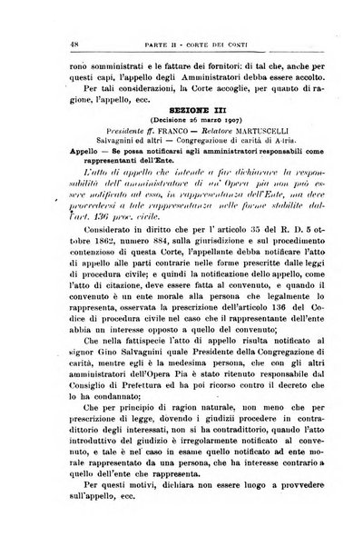 La giustizia amministrativa raccolta di decisioni e pareri del Consiglio di Stato, decisioni della Corte dei conti, sentenze della Cassazione di Roma, e decisioni delle Giunte provinciali amministrative