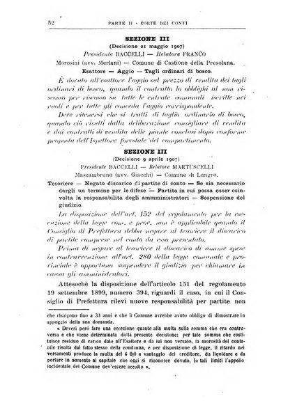 La giustizia amministrativa raccolta di decisioni e pareri del Consiglio di Stato, decisioni della Corte dei conti, sentenze della Cassazione di Roma, e decisioni delle Giunte provinciali amministrative