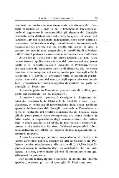 La giustizia amministrativa raccolta di decisioni e pareri del Consiglio di Stato, decisioni della Corte dei conti, sentenze della Cassazione di Roma, e decisioni delle Giunte provinciali amministrative