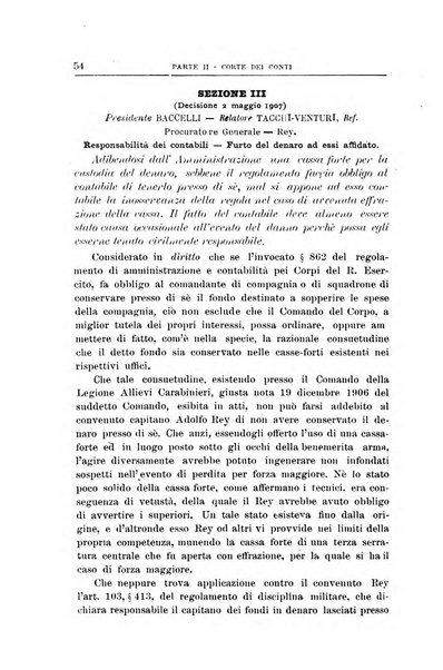 La giustizia amministrativa raccolta di decisioni e pareri del Consiglio di Stato, decisioni della Corte dei conti, sentenze della Cassazione di Roma, e decisioni delle Giunte provinciali amministrative