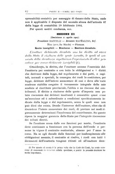 La giustizia amministrativa raccolta di decisioni e pareri del Consiglio di Stato, decisioni della Corte dei conti, sentenze della Cassazione di Roma, e decisioni delle Giunte provinciali amministrative