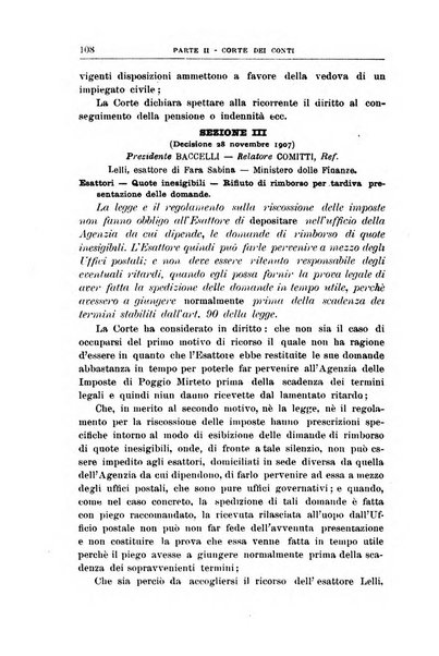 La giustizia amministrativa raccolta di decisioni e pareri del Consiglio di Stato, decisioni della Corte dei conti, sentenze della Cassazione di Roma, e decisioni delle Giunte provinciali amministrative