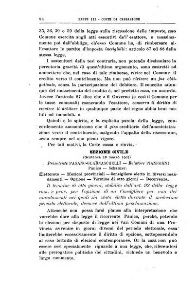 La giustizia amministrativa raccolta di decisioni e pareri del Consiglio di Stato, decisioni della Corte dei conti, sentenze della Cassazione di Roma, e decisioni delle Giunte provinciali amministrative