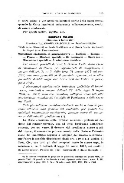 La giustizia amministrativa raccolta di decisioni e pareri del Consiglio di Stato, decisioni della Corte dei conti, sentenze della Cassazione di Roma, e decisioni delle Giunte provinciali amministrative