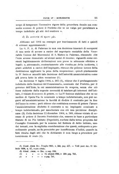 La giustizia amministrativa raccolta di decisioni e pareri del Consiglio di Stato, decisioni della Corte dei conti, sentenze della Cassazione di Roma, e decisioni delle Giunte provinciali amministrative