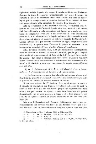 La giustizia amministrativa raccolta di decisioni e pareri del Consiglio di Stato, decisioni della Corte dei conti, sentenze della Cassazione di Roma, e decisioni delle Giunte provinciali amministrative